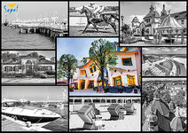 Poland, Sopot: Collages