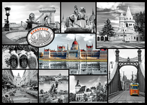 Trefl Budapest Collage 1000-Piece Puzzle VA33221