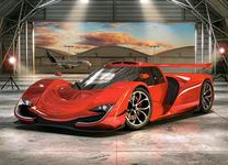 Concept Car in Hangar